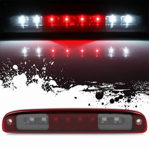 Red Lens LED 3RD Brake Light Cargo Lamp For 97-2007 Dodge Dakota Black Housing ECCPP