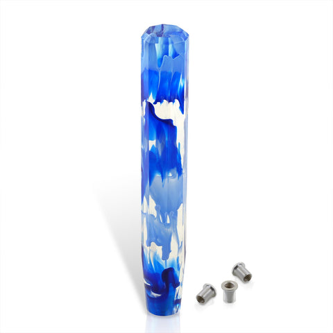 Universal M8 M10 M12 300MM Crystal Fusion Shift Knob Bluemoon