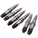 Set Of 6 Diesel Fuel Injector compatible for Dodge Ram 2500and3500 6.7L 07-12 0986435518 MAXPEEDINGRODS
