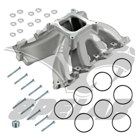 Single Plane Super Victor Intake Manifold For Gen III LS1/LS2 Carbureted Split | SPELAB SPELAB