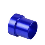 Blue Anodized 4-An An4 1/4" Tube Sleeve Fitting  Aluminum/Steel Tubing Line DNA MOTORING