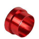 Red Anodized 16-An An16 1" Tube Sleeve Fitting  Aluminum/Steel Tubing Line DNA MOTORING