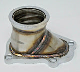 TD04 5 Bolt Turbo Downpipe Flange 2.5" V Band Conversion Adapter For Subaru WRX JackSpania Racing