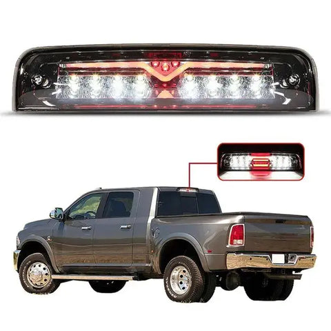 Third Brake Light Lamp LED For 10-17 Dodge Ram 2500 55372082AC Chrome Housing ECCPP