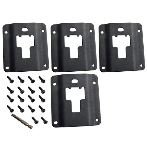 Tie Down Standard Interface Plates compatible for Ford F150 F250 for Raptor FL3Z-99000A64-B MaxpeedingRods