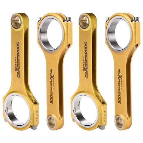 Titanizing Connecting Rods compatible for Ford EcoBoost compatible for Volvo S60 V60 V70 2.0T compatible for Land Rover MAXPEEDINGRODS