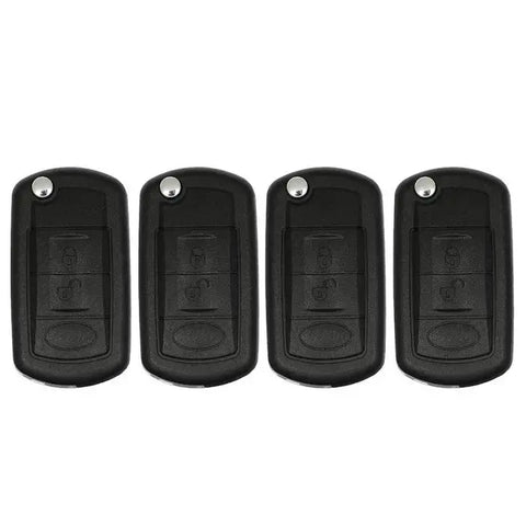 Uncut ignition Key Fob SHELL CASE replacement replacement for Land Rover for LR3 05-09 NT8-15K6014CFF 4 PCS ECCPP