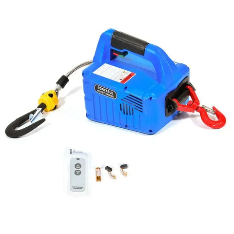 With Wireless Remote 110V 500 KG X 7.6 M Portable Household Electric hoist Winch ECCPP