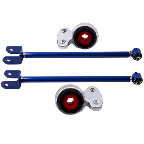 Rear Lower Control Camber Arms and Polyurethane Control Arm Bushings compatible for BMW E46 MAXPEEDINGRODS