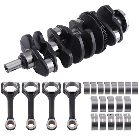 M270 M274 2.0 Engine Crankshaft4Pcs Con RodsBearings Set compatible for Mercedes-Benz