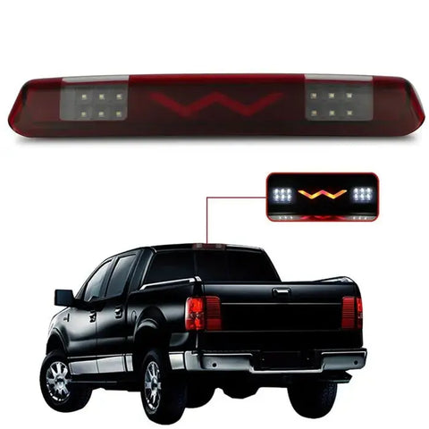 for 06-08Ford F-150 Lincoln Mark LT LED Rear 3rd Third Brake Tail Light Black ECCPP