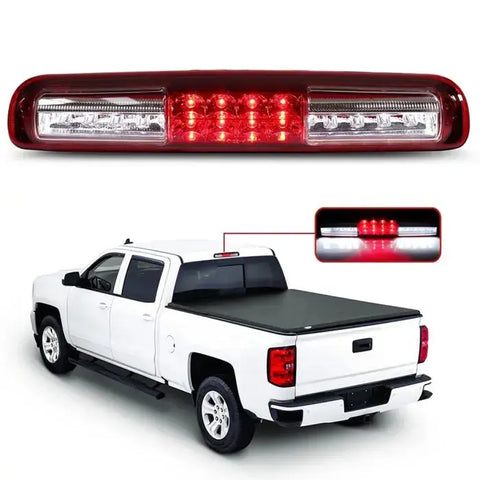 for 99-06 Chevy Silverado 1500 2500 3500 Chrome LED 3rd Third Brake Tail Light ECCPP