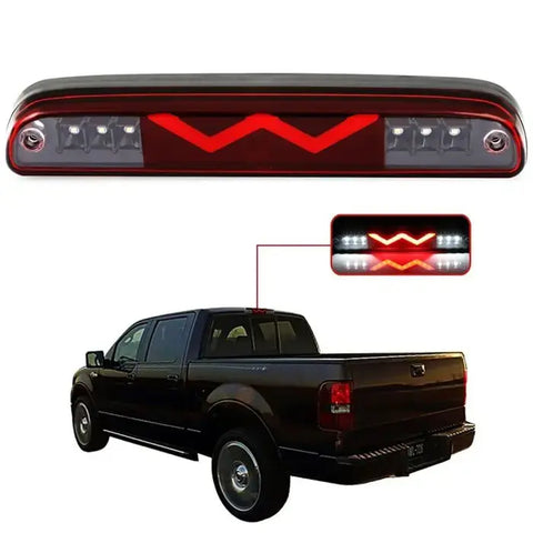 for 99-16 Ford F-250 F-350 F-450 Super Duty Black LED 3rd Third Brake Tail Light ECCPP