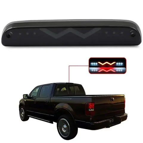 for 99-16 Ford F-250 F-350 F-450 Super Duty LED 3rd Third Brake Tail Light Black ECCPP