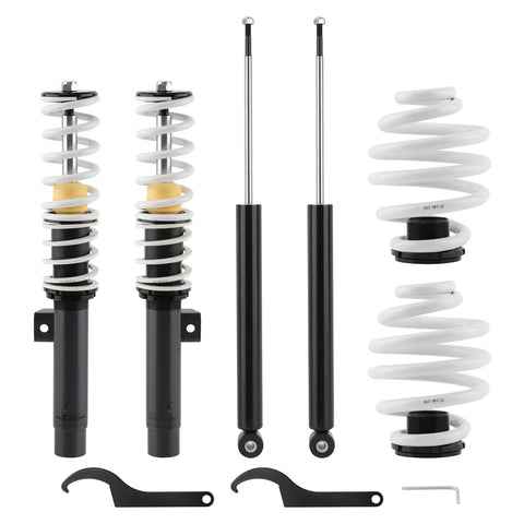 Street Lowering Coilover Kits compatible for BMW E46 3-Series Sedan Coupe Wagon Convertible MAXPEEDINGRODS