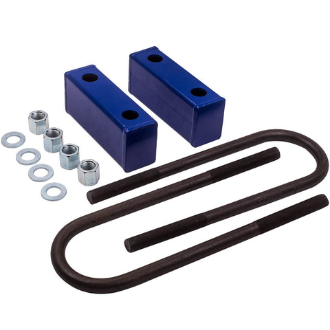Compatible for Chevy compatible for GMC C10 1963 1964-72 Rear Drop Kit 3 inch Lowering Blocks MAXPEEDINGRODS