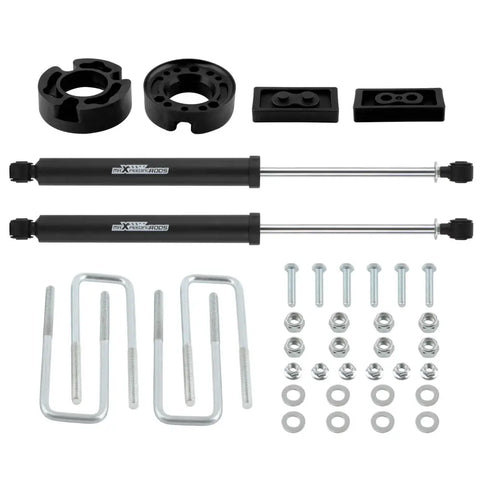 2.5 inch Suspension Lift Kit W/ Shocks compatible for Ford F-150 2WD 4WD 2004-2008 MAXPEEDINGRODS