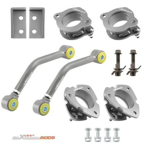 2 Front 2 Rear Lift Kit With Trailing Arm compatible for Jeep Compass Patriot MK 2007-17 MAXPEEDINGRODS