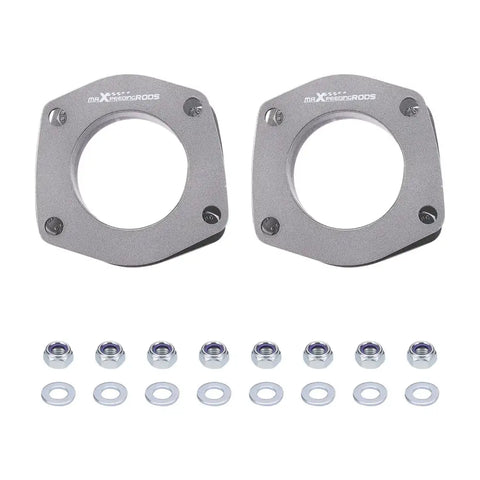 2 Front Leveling Lift Kit compatible for Jeep Grand Cherokee WK 2005-2010 Strut Spacers MAXPEEDINGRODS