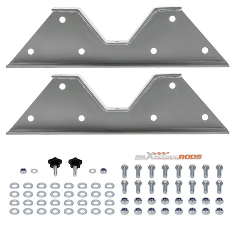 Rear Drop Lowering C-Notch Bracket Kit compatible for GMC C10 C15 C1500 1973-1987 MAXPEEDINGRODS