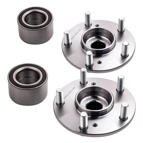 2pcs Front Wheel Hub and Bearing compatible for Honda Civic DX LX EX 1.8L 2011 Left/right Side MAXPEEDINGRODS