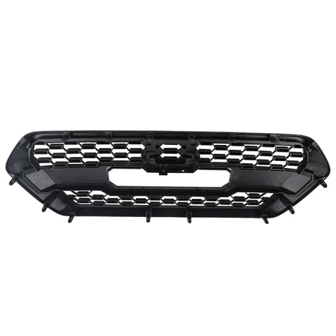 Front Bumper Grille Mesh Grill compatible for Toyota Tacoma 2016-2023 Matte Black