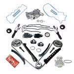 Timing Chain Kit Oil+Water Pump Phasers VVT Valves For 5.4L Ford Lincoln Triton