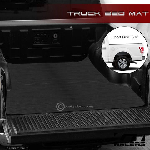 2015-2024 Ford F150 5.5 Short Cab Rubber Truck Bed Floor Mat Carpet Liner v2
