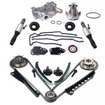 Timing Chain Water Pump Kit+Cam Phasers+Cover Gasket For 04-08 Ford Lincoln 5.4