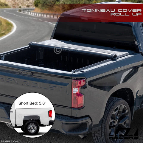 2014-2018 Silverado/Sierra 5.8 Ft Bed Lo Pro Roll Up Lock Tonneau Cover v2