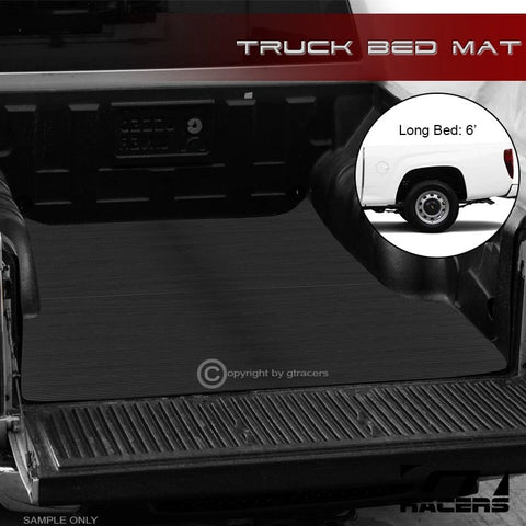 2004-2012 Colorado/Canyon 6'/72" Rubber Truck Bed Floor Mat Carpet Liner V2