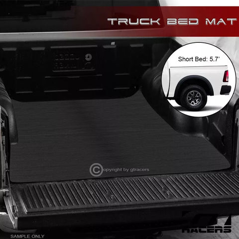 2002-2018 Dodge Ram 5.7 Short Cab Rubber Truck Bed Floor Mat Carpet Liner V2
