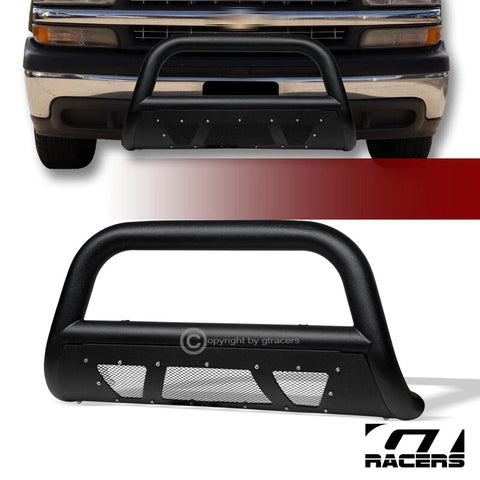 1999-2007 Silverado/Sierra 1500 Textured Black Studded Mesh Bull Bar Guard