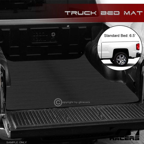 2019-2021 Silverado/Sierra 1500 6.5 Ft Rubber Truck Bed Mat Carpet Liner v2