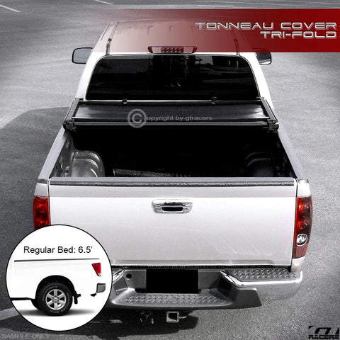 2004-2015 Nissan Titan 6.5'/78" Truck Bed Tri-Fold Soft Vinyl Tonneau Cover