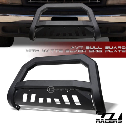 1999-2007 Silverado/Sierra 1500 Matte Black AVT Bull Bar Bumper Grille Guard