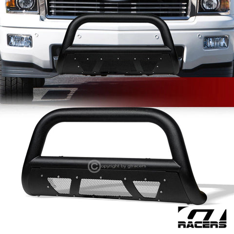 2011-2019 Silverado/Sierra 2500 HD Textured Blk Studded Mesh Bull Bar Guard