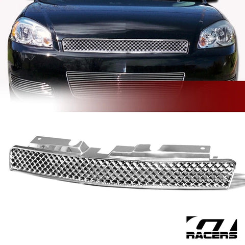2006-2016 Chevy Impala/Monte Carlo Chrome Luxury Mesh Front Bumper Grille