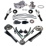Timing Chain Water Pump Kit+Cam Phasers+Cover Gasket For 04-08 Ford Lincoln 5.4