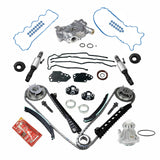 Timing Chain Kit Oil+Water Pump Phasers VVT Valves For 5.4L Ford Lincoln Triton