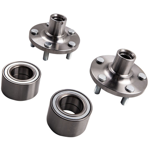 Pair Front Wheel Hub & Bearing Assembly compatible for Toyota Corolla Celica Matrix MAXPEEDINGRODS