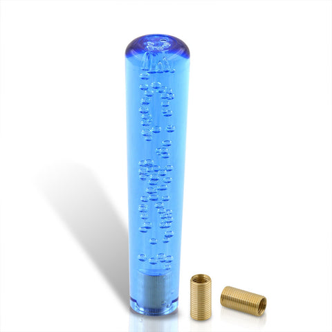 Universal M8 M10 M12 200MM Smooth Bubble Shift Knob Blue
