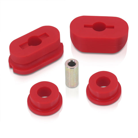 Volkswagen MK4 Jetta 1998-2005 / Golf 1997-2003 / Audi A3 1996-2003 / TT 1999-2006 Front Dog Bone Engine Motor Mount Black with Red Polyurethane Bushing