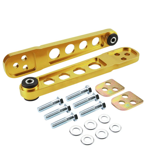 01-05 Civic Ep3/Em2/Es1 Aluminum Gold Suspension Rear Lower Control Arm/Bar DNA MOTORING