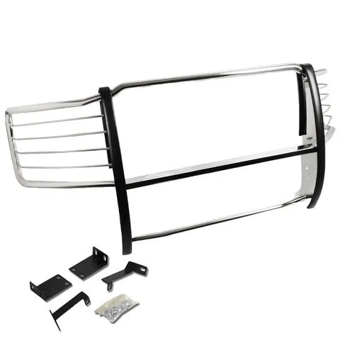 08-10 F250-F550 Superduty Black Coated Mild Steel Front Grill Guard Flame DNA MOTORING