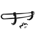 08-15 Nissan Rogue Suv Black Coated Double Tube Rear Bumper Protector Guard DNA MOTORING