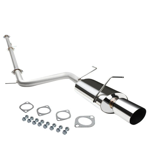 09-12 Eclipse 4G 3.8 6G75 4"Slant Tip Stainless Performance Catback Exhaust DNA MOTORING