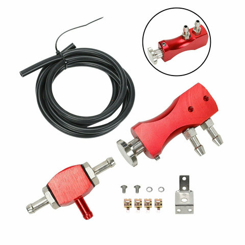 1-30 Psi Red Manual Turbo Turbocharger Adjustable Racing Boost Controller Kit SILICONEHOSEHOME