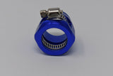 1 x 10AN Blue Nylon Braided Hose End Clamp Fitting Aluminum Finisher 2-3Day Ship MD Performance