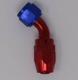10 AN 45 Degree Swivel Seal Braided Steel Hose End Fitting Oil/Fuel/Water MD Performance